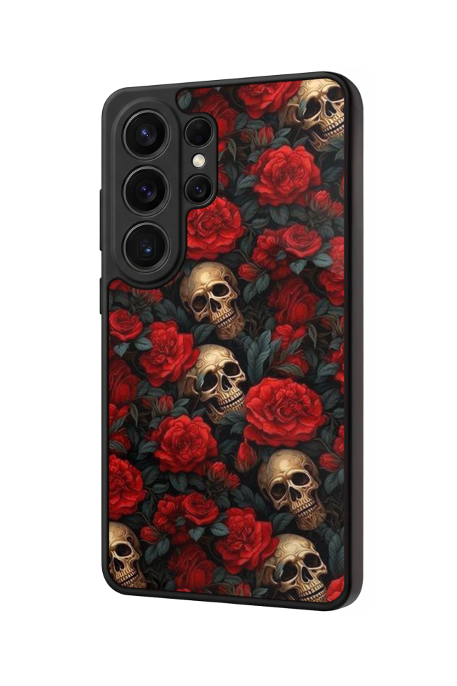 Samsung Galaxy S26 Ultra Uyumlu KuruKafa Tasarımlı Glossy Premium Kılıf