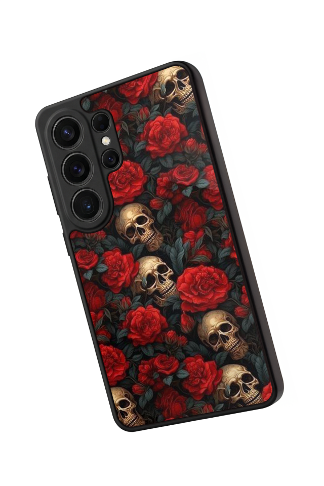 Samsung Galaxy S26 Ultra Uyumlu KuruKafa Tasarımlı Glossy Premium Kılıf