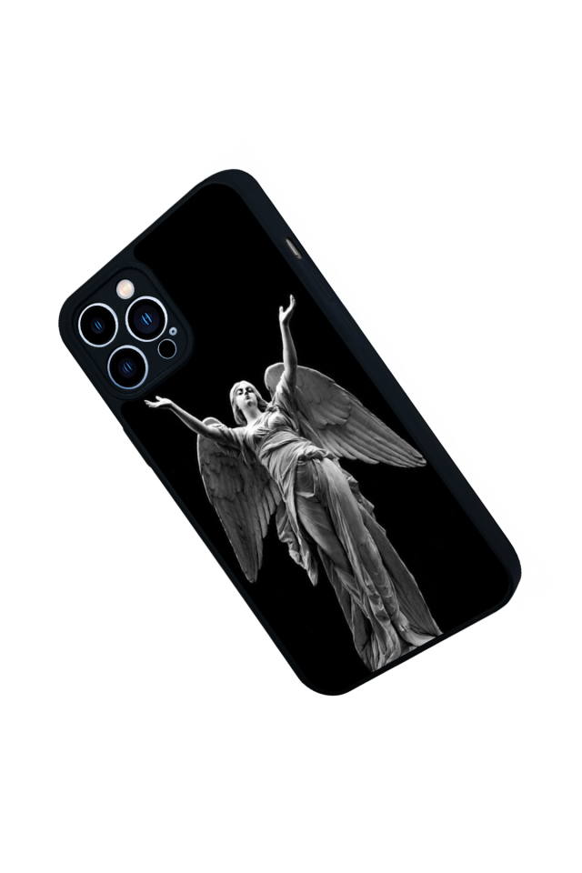 iPhone 12 Pro Max Uyumlu Melek Tasarımlı Glossy Premium Kılıf