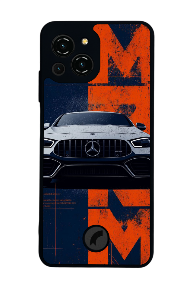 Reeder S23 Pro Max Uyumlu Mercedes Tasarımlı Glossy Premium Kılıf