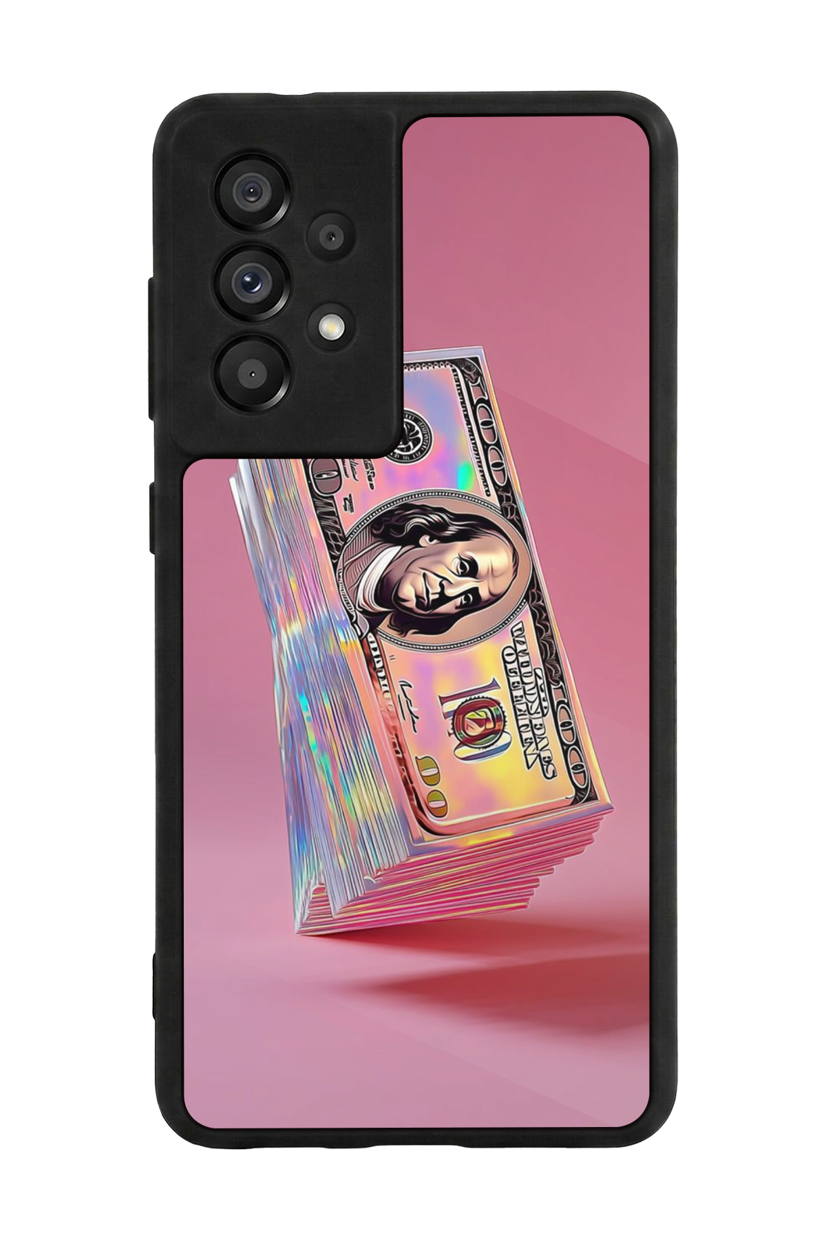 Samsung Galaxy A73 Uyumlu Money Para Tasarımlı Glossy Premium Kılıf