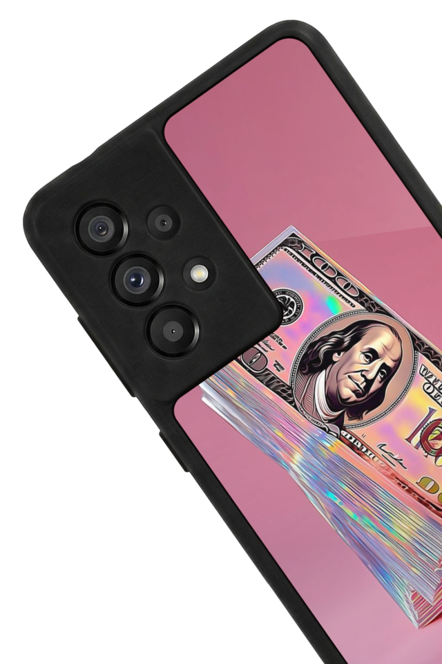 Samsung Galaxy A73 Uyumlu Money Para Tasarımlı Glossy Premium Kılıf