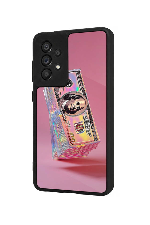 Samsung Galaxy A73 Uyumlu Money Para Tasarımlı Glossy Premium Kılıf