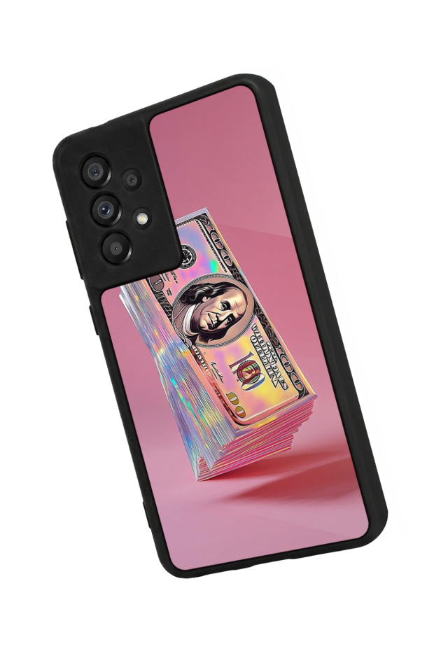 Samsung Galaxy A73 Uyumlu Money Para Tasarımlı Glossy Premium Kılıf