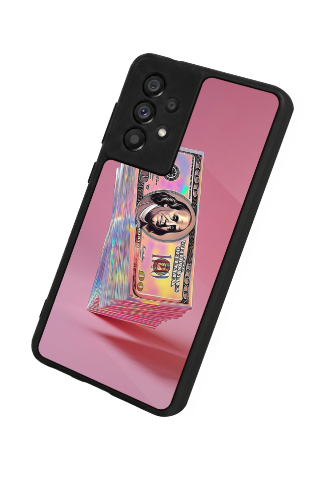 Samsung Galaxy A73 Uyumlu Money Para Tasarımlı Glossy Premium Kılıf