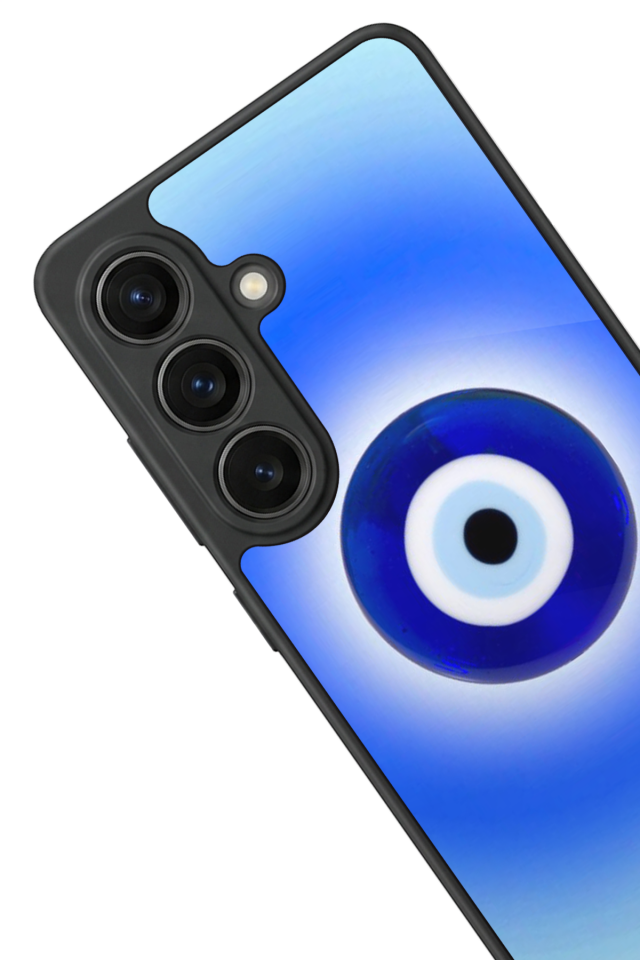 Samsung Galaxy S26 Uyumlu Nazar Tasarımlı Glossy Premium Kılıf