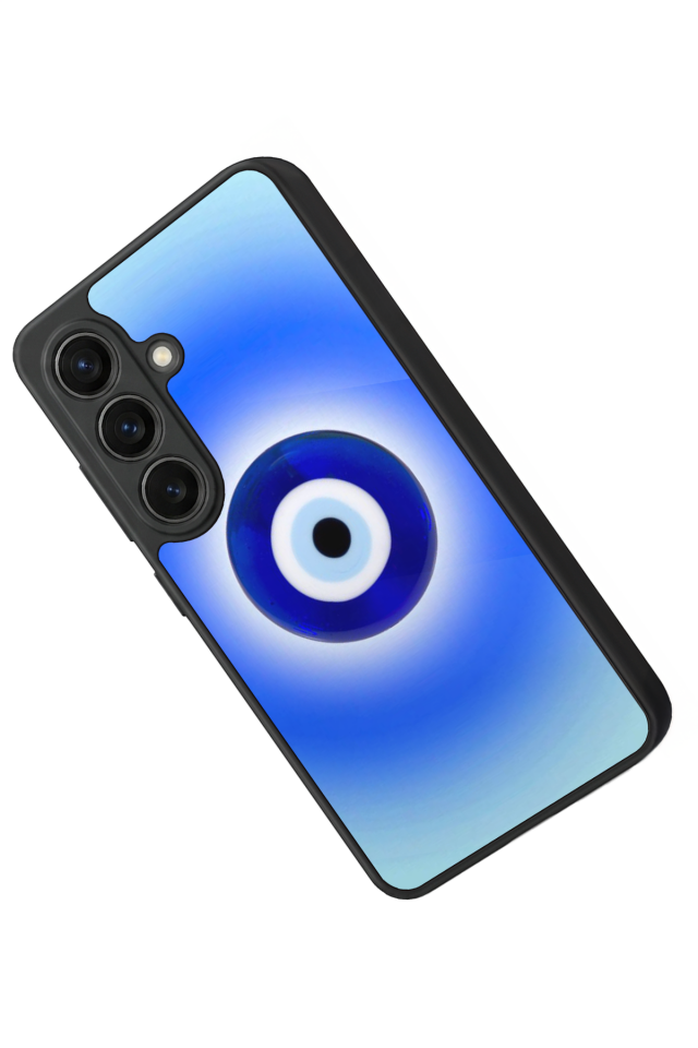 Samsung Galaxy S26 Uyumlu Nazar Tasarımlı Glossy Premium Kılıf