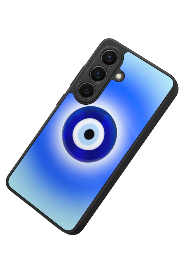 Samsung Galaxy S26 Uyumlu Nazar Tasarımlı Glossy Premium Kılıf