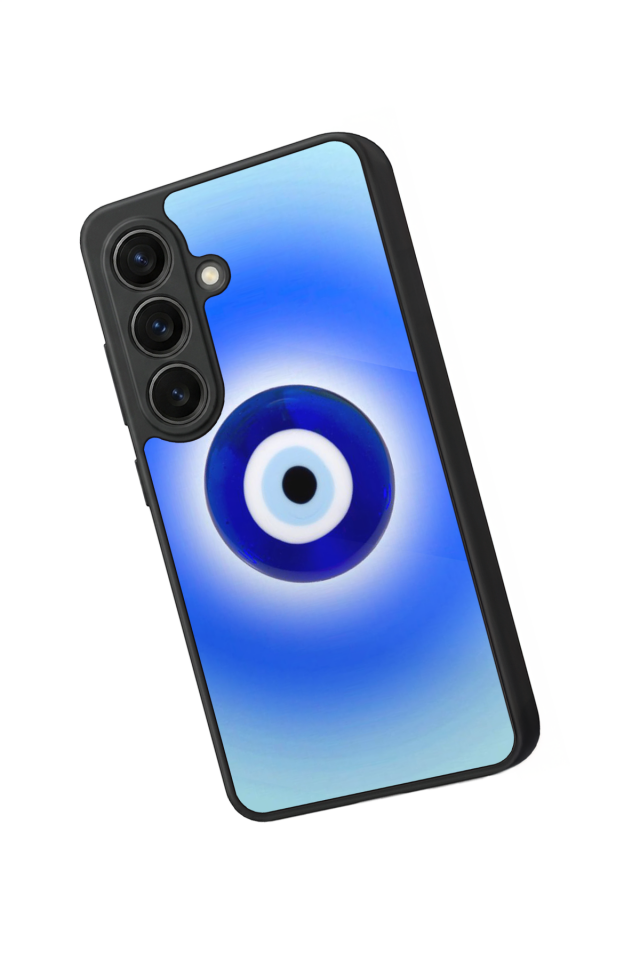 Samsung Galaxy S26 Uyumlu Nazar Tasarımlı Glossy Premium Kılıf