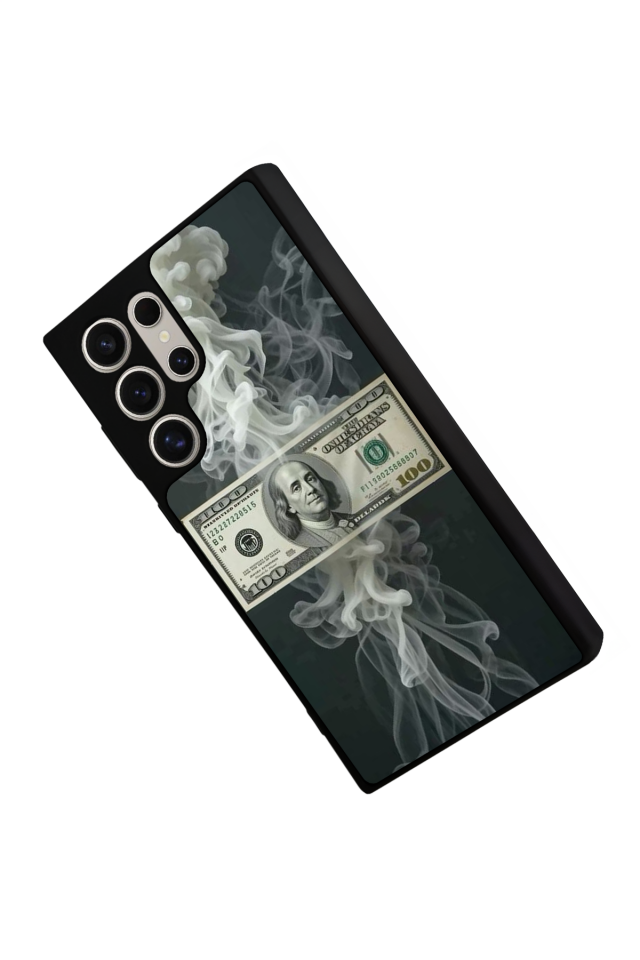 Samsung Galaxy S23 Ultra Uyumlu Para Tasarımlı Glossy Premium Kılıf