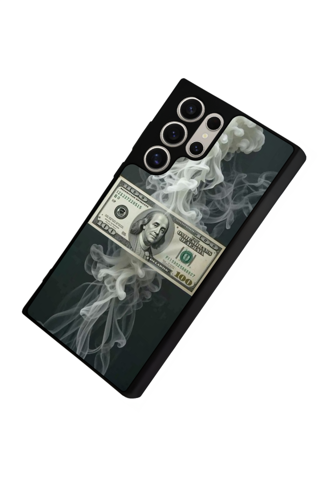 Samsung Galaxy S23 Ultra Uyumlu Para Tasarımlı Glossy Premium Kılıf