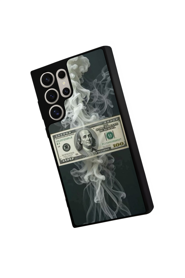 Samsung Galaxy S23 Ultra Uyumlu Para Tasarımlı Glossy Premium Kılıf
