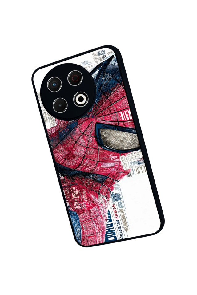Tecno Spark 30 Pro Uyumlu Spider Man ( Örümcek Adam ) Tasarımlı Glossy Premium Kılıf