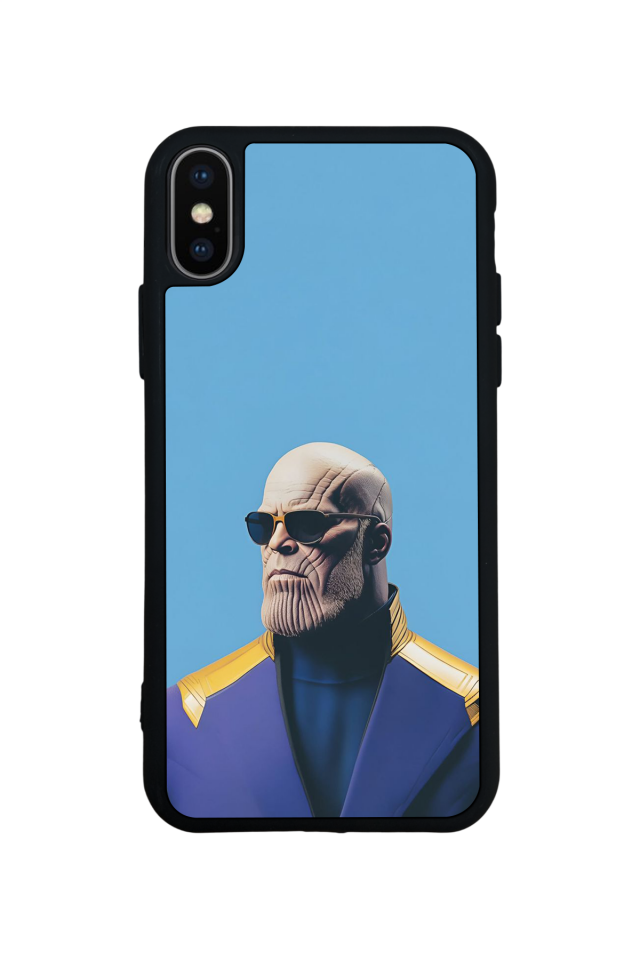 iPhone X/ XS Uyumlu Thanos Tasarımlı Glossy Premium Kılıf