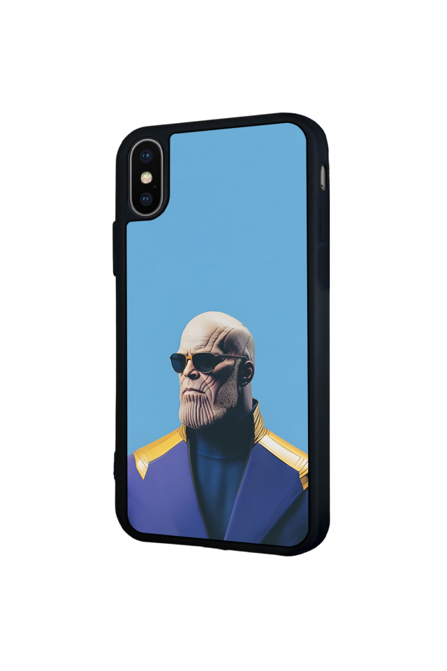 iPhone X/ XS Uyumlu Thanos Tasarımlı Glossy Premium Kılıf