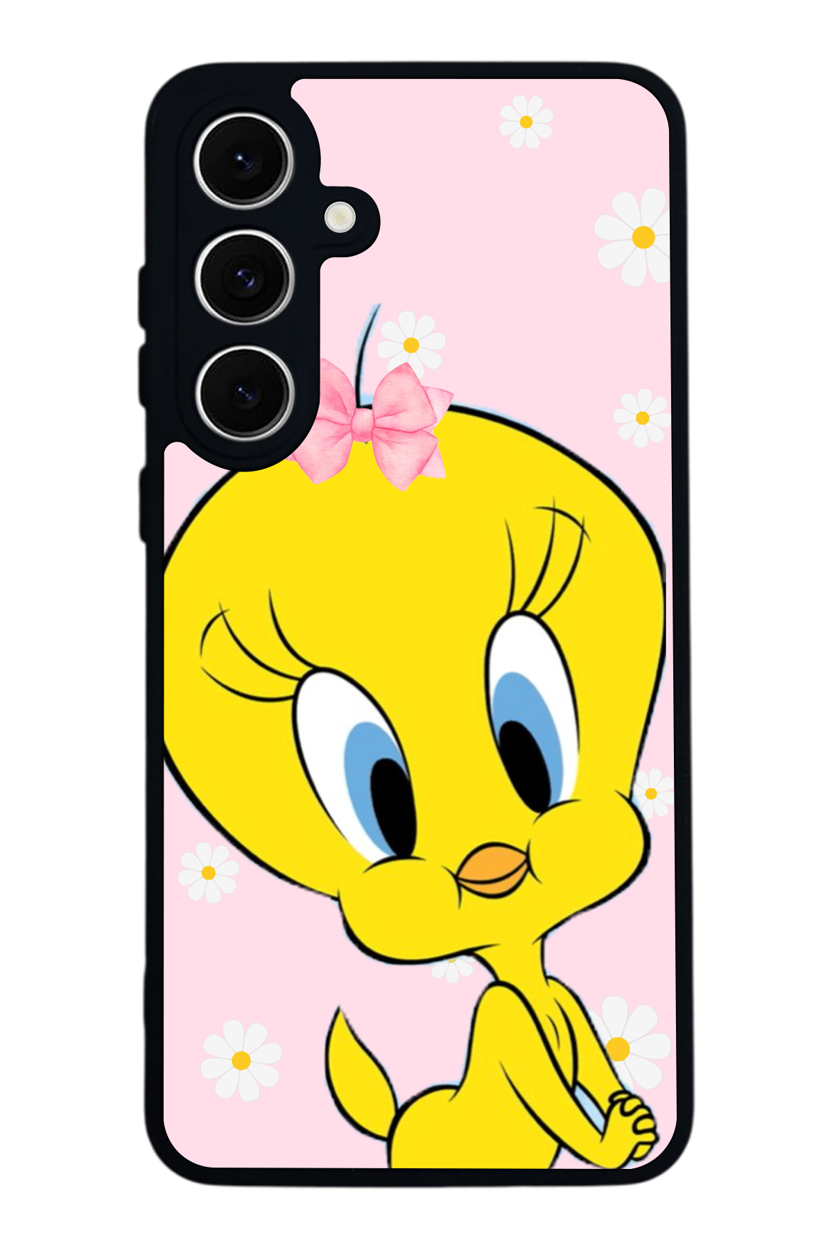 Samsung Galaxy A16 Uyumlu Tweety Tasarımlı Glossy Premium Kılıf