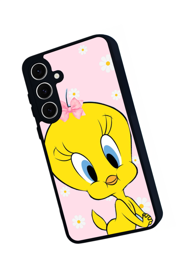 Samsung Galaxy A16 Uyumlu Tweety Tasarımlı Glossy Premium Kılıf