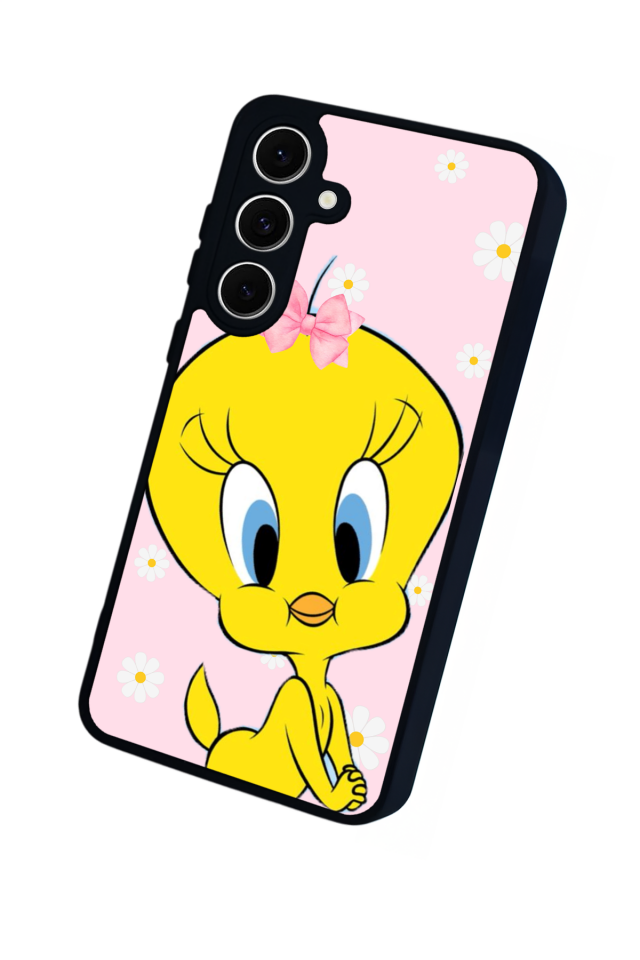Samsung Galaxy A16 Uyumlu Tweety Tasarımlı Glossy Premium Kılıf
