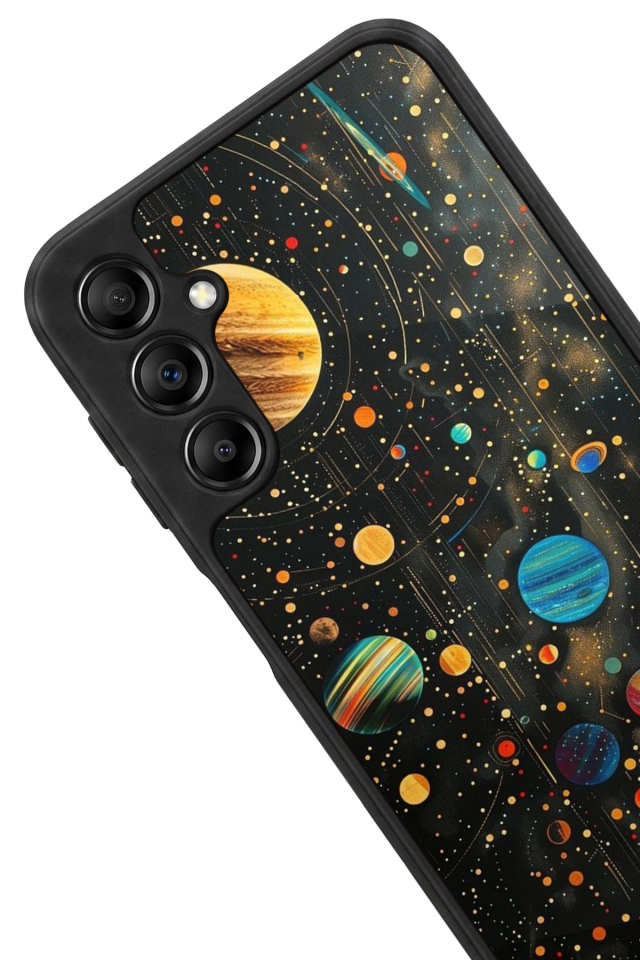 Samsung Galaxy A14 Uyumlu Uzay Tasarımlı Glossy Premium Kılıf