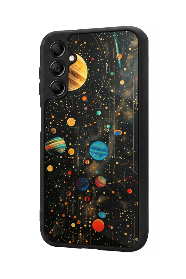 Samsung Galaxy A14 Uyumlu Uzay Tasarımlı Glossy Premium Kılıf