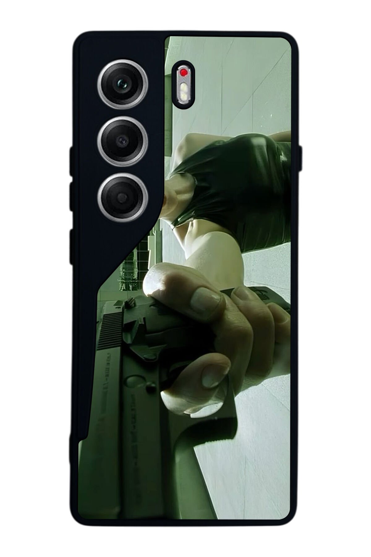 Tecno Camon 40 Uyumlu Matrix Tecno Camon 40 Tasarımlı Glossy Premium Kılıf