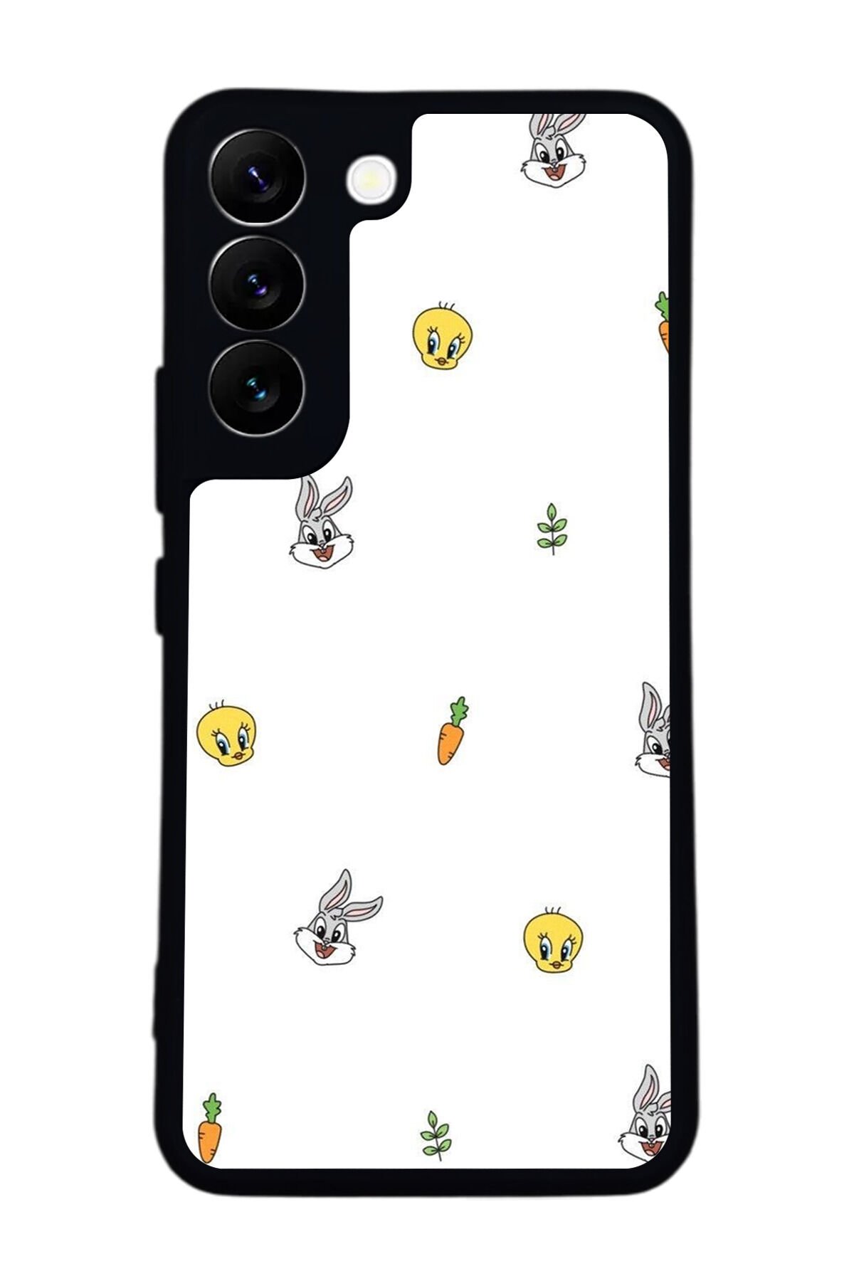 Samsung Galaxy S22 Uyumlu Tweety Tasarımlı Glossy Premium Kılıf