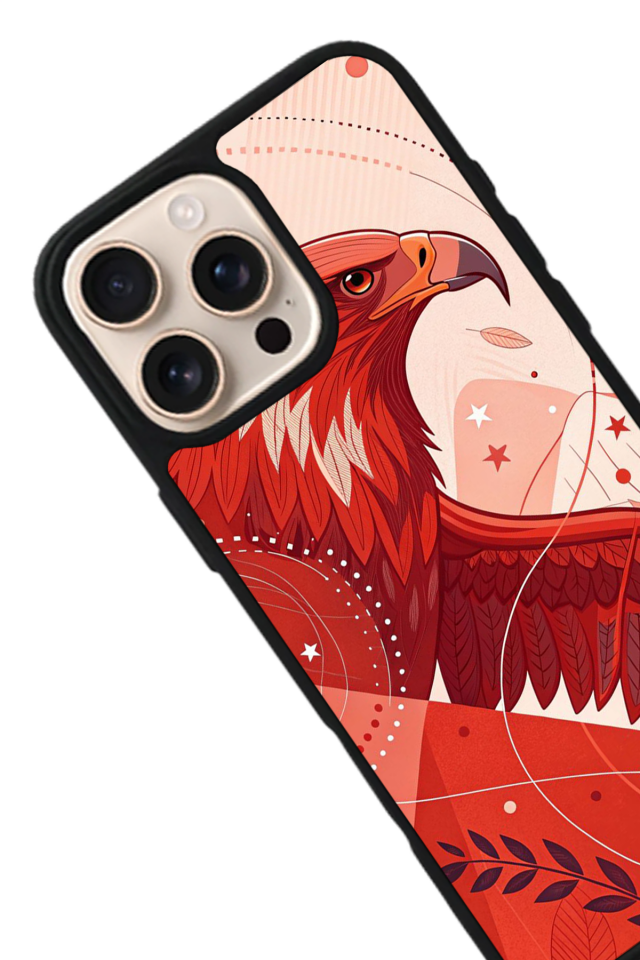 iPhone 15 Pro Uyumlu Besiktas Tasarımlı Glossy Premium Kılıf