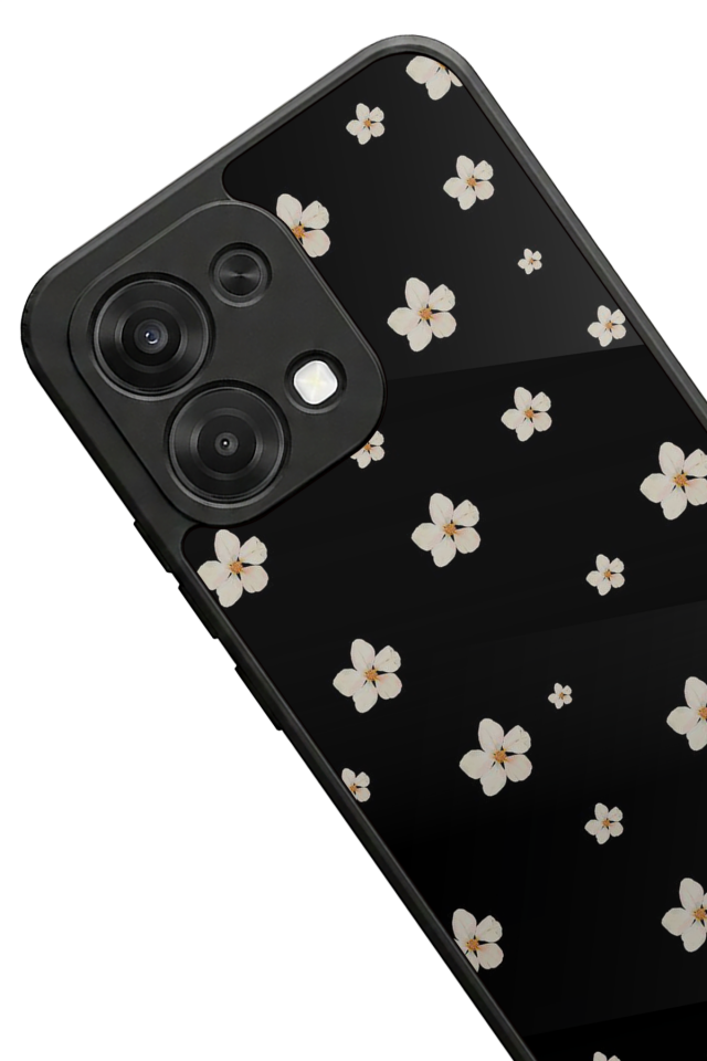 Oppo A6 Pro Uyumlu Cicek Tasarımlı Glossy Premium Kılıf