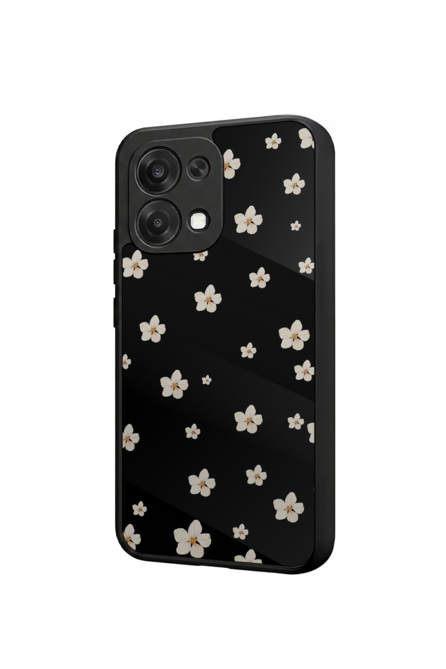 Oppo A6 Pro Uyumlu Cicek Tasarımlı Glossy Premium Kılıf
