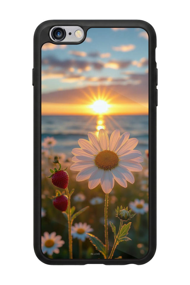 iPhone 6 Plus Uyumlu Cicek Tasarımlı Glossy Premium Kılıf