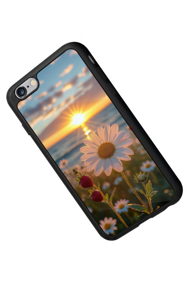 iPhone 6 Plus Uyumlu Cicek Tasarımlı Glossy Premium Kılıf