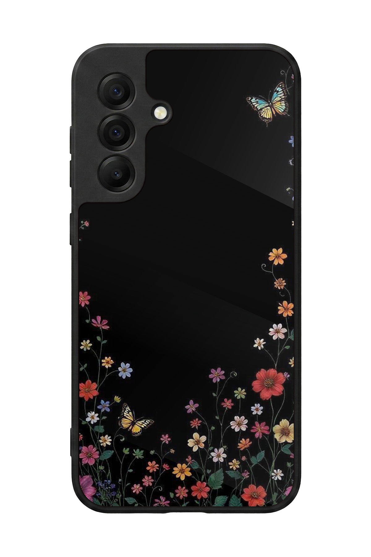 Samsung Galaxy A17 Uyumlu Floral Tasarımlı Glossy Premium Kılıf