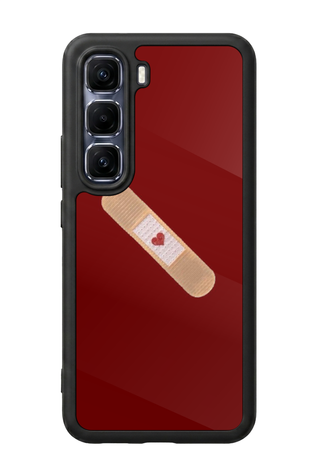 Infinix Hot 60 Pro Plus Uyumlu Kalp Love Tasarımlı Glossy Premium Kılıf