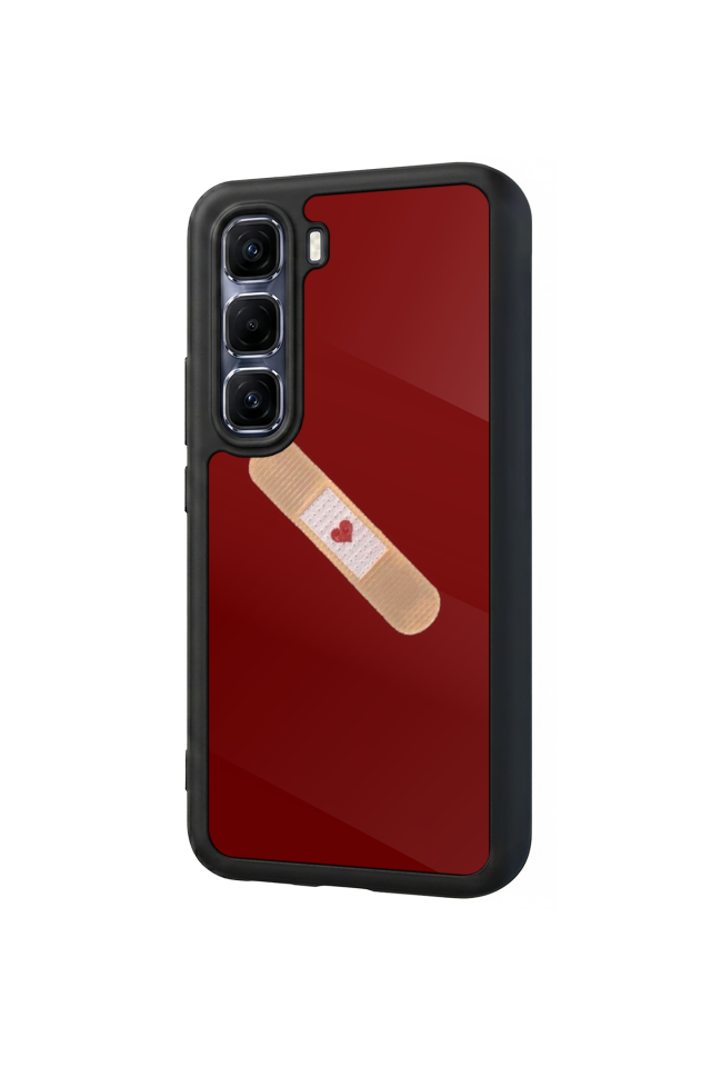 Infinix Hot 60 Pro Plus Uyumlu Kalp Love Tasarımlı Glossy Premium Kılıf