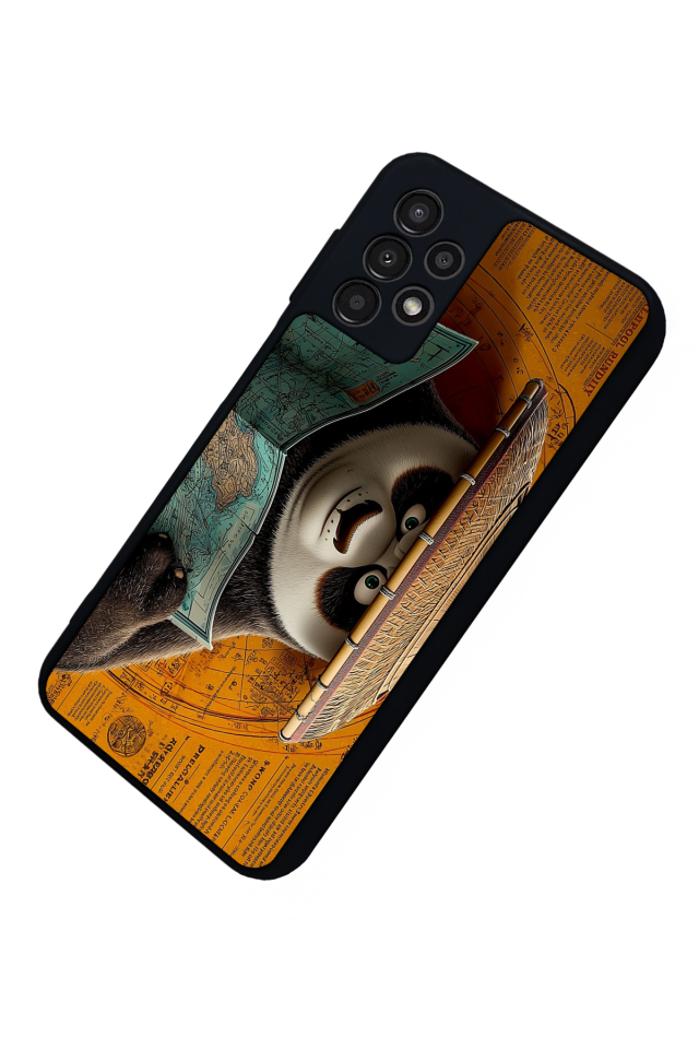 Samsung Galaxy A13 Uyumlu Kung Fu Panda Tasarımlı Glossy Premium Kılıf