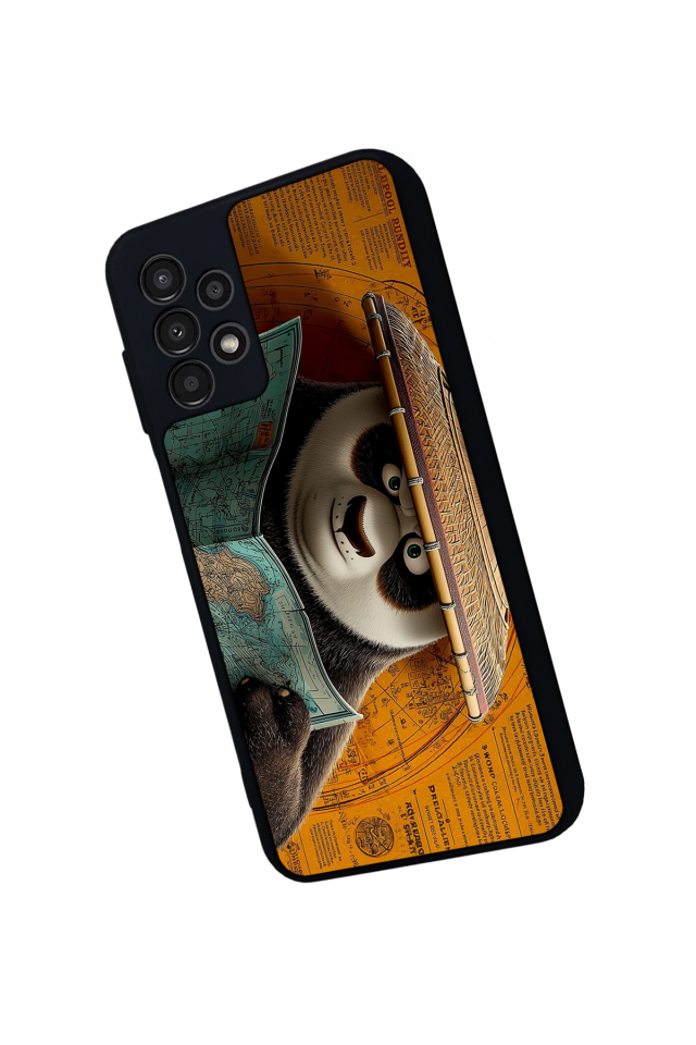 Samsung Galaxy A13 Uyumlu Kung Fu Panda Tasarımlı Glossy Premium Kılıf