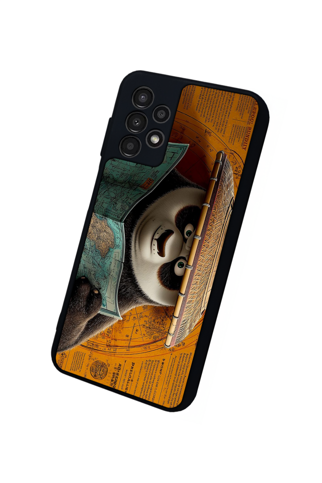 Samsung Galaxy A13 Uyumlu Kung Fu Panda Tasarımlı Glossy Premium Kılıf