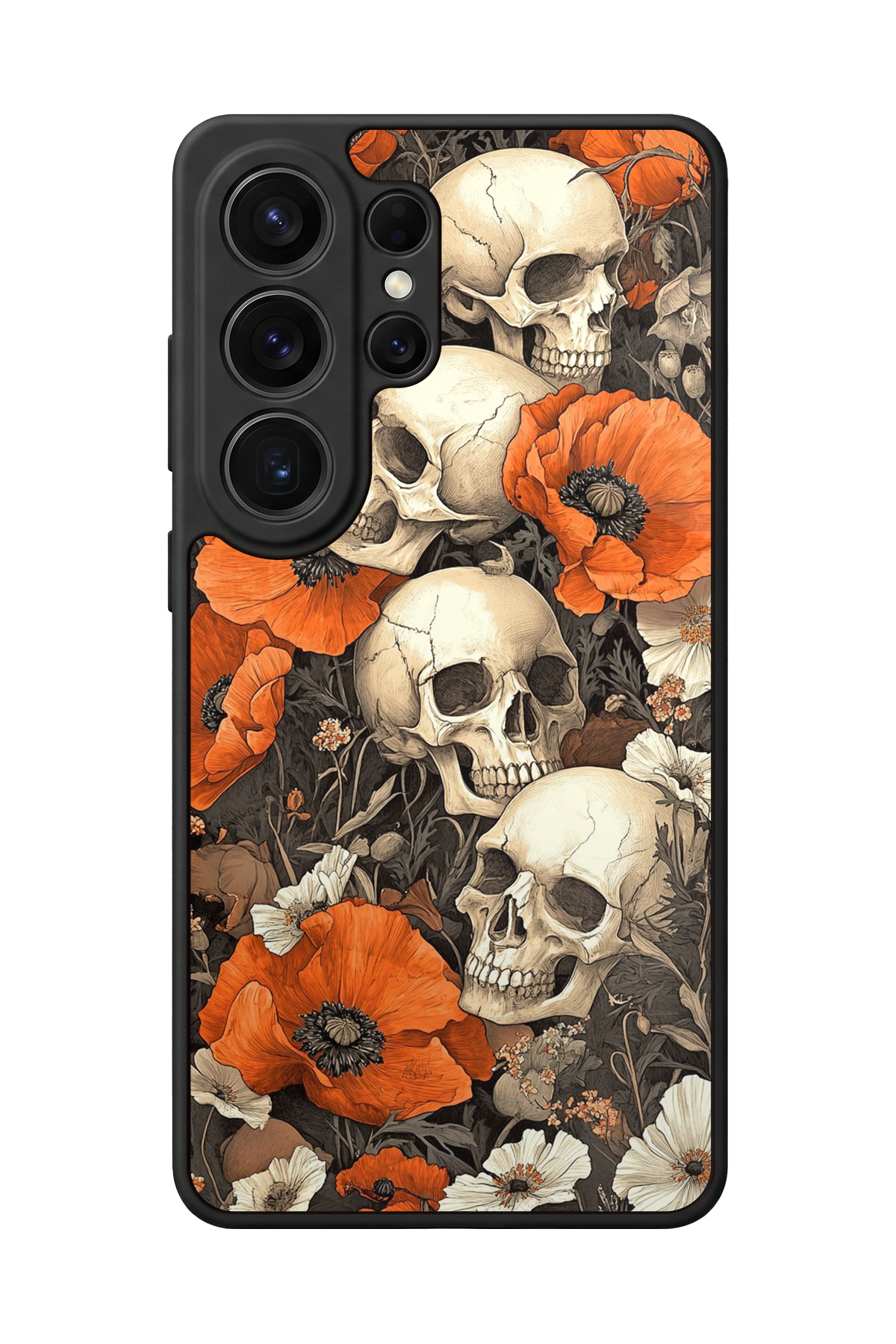 Samsung Galaxy S26 Ultra Uyumlu KuruKafa Tasarımlı Glossy Premium Kılıf