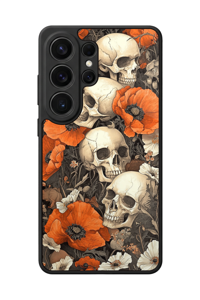 Samsung Galaxy S26 Ultra Uyumlu KuruKafa Tasarımlı Glossy Premium Kılıf