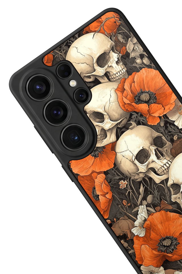 Samsung Galaxy S26 Ultra Uyumlu KuruKafa Tasarımlı Glossy Premium Kılıf