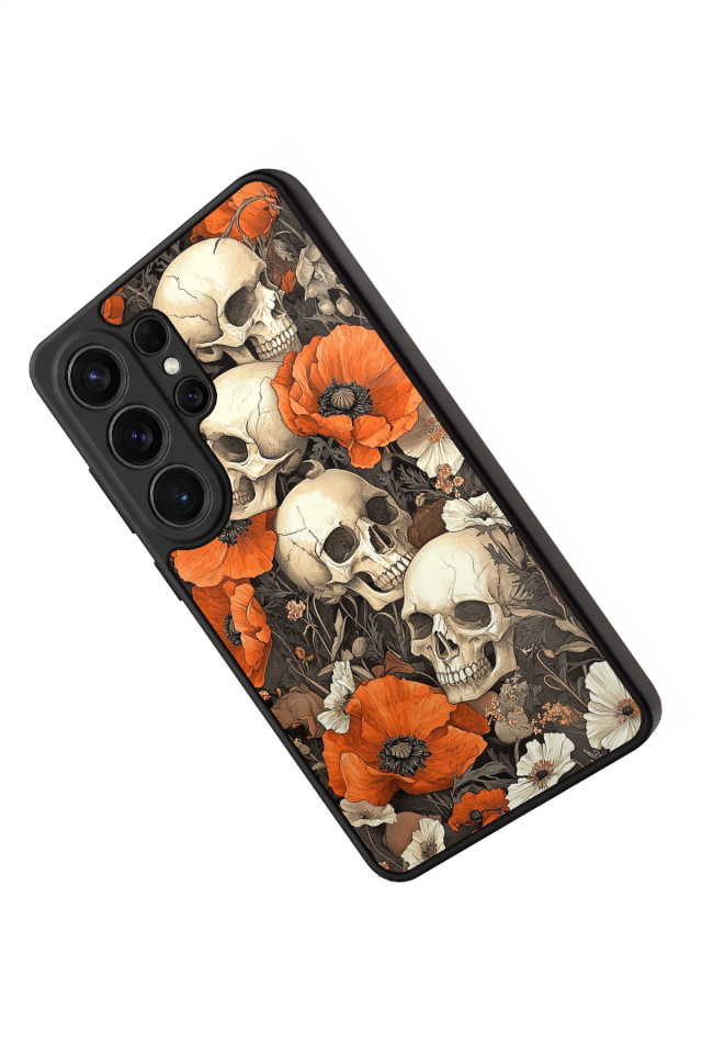 Samsung Galaxy S26 Ultra Uyumlu KuruKafa Tasarımlı Glossy Premium Kılıf