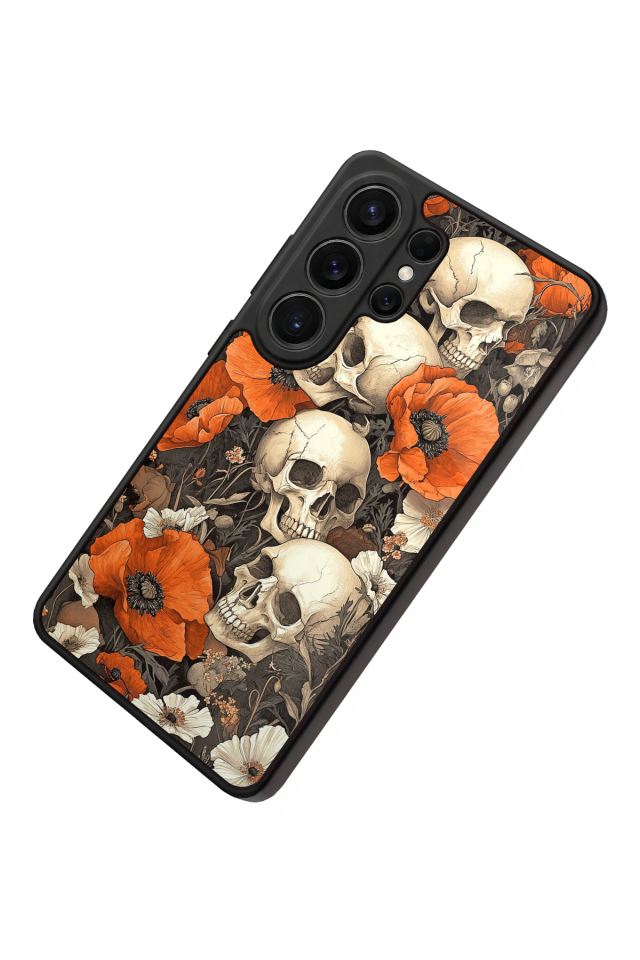 Samsung Galaxy S26 Ultra Uyumlu KuruKafa Tasarımlı Glossy Premium Kılıf