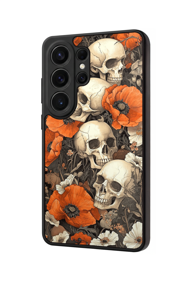 Samsung Galaxy S26 Ultra Uyumlu KuruKafa Tasarımlı Glossy Premium Kılıf