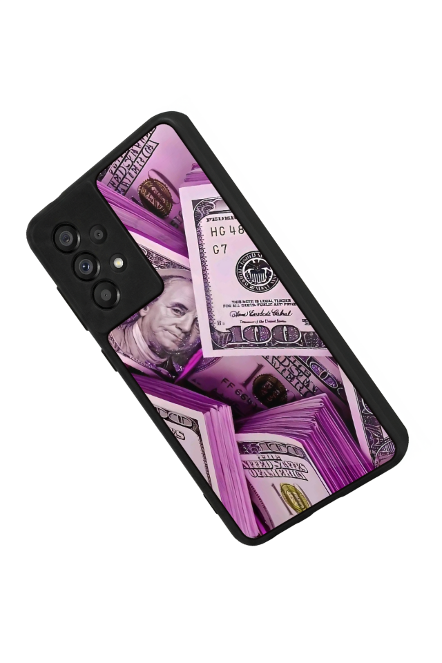 Samsung Galaxy A73 Uyumlu Money Para Tasarımlı Glossy Premium Kılıf