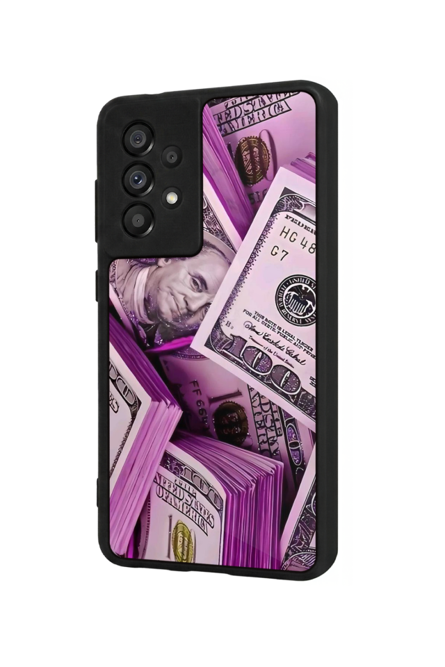 Samsung Galaxy A73 Uyumlu Money Para Tasarımlı Glossy Premium Kılıf