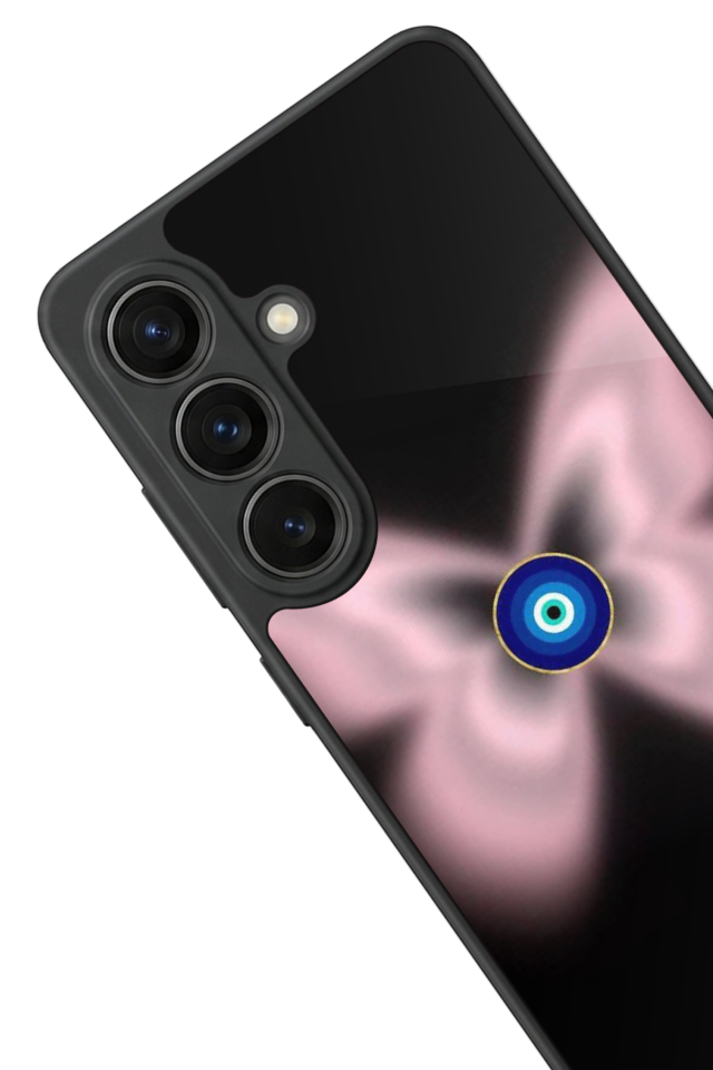 Samsung Galaxy S26 Uyumlu Nazar Tasarımlı Glossy Premium Kılıf