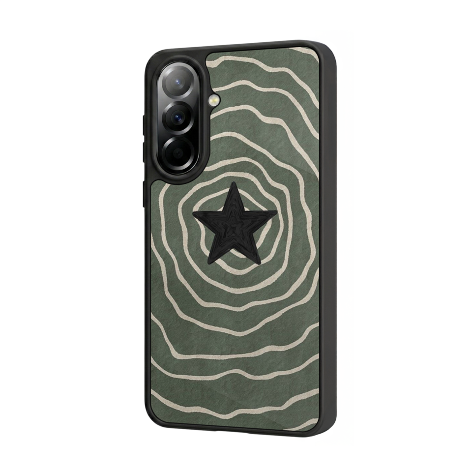 Samsung Galaxy A37 Uyumlu Retro Yildizlar Tasarımlı Glossy Premium Kılıf