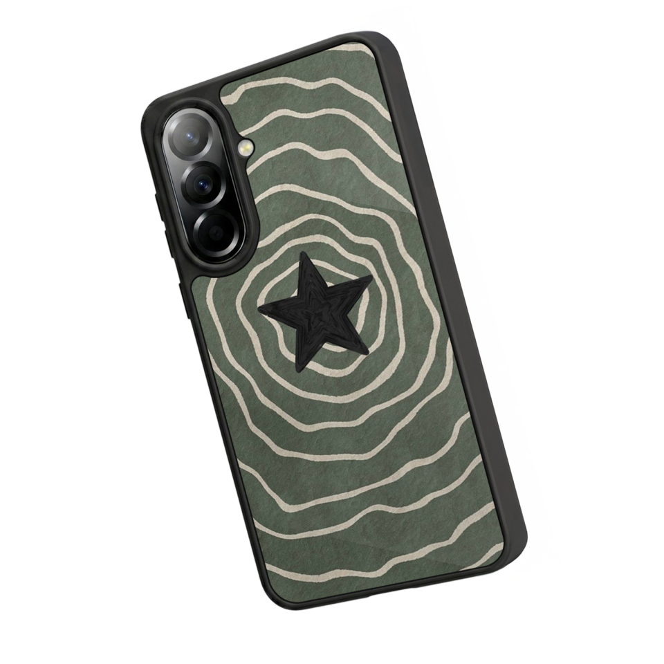 Samsung Galaxy A37 Uyumlu Retro Yildizlar Tasarımlı Glossy Premium Kılıf