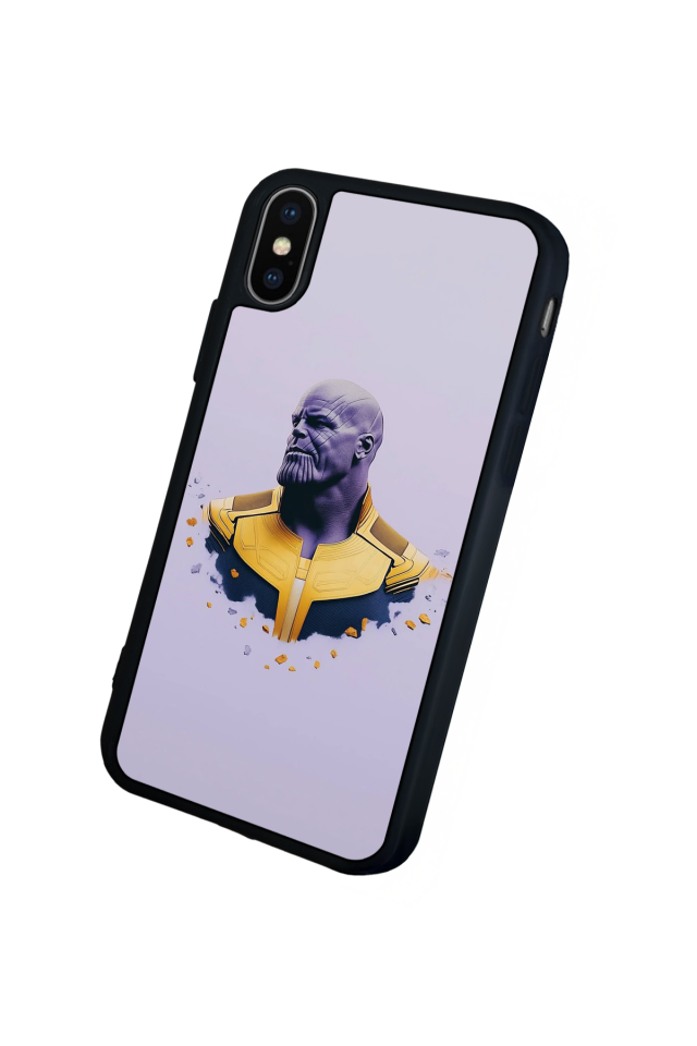 iPhone X/ XS Uyumlu Thanos Tasarımlı Glossy Premium Kılıf