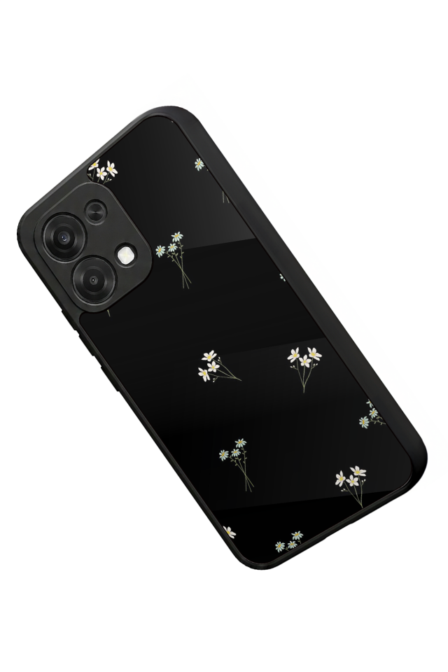 Oppo A6 Pro Uyumlu Cicek Tasarımlı Glossy Premium Kılıf